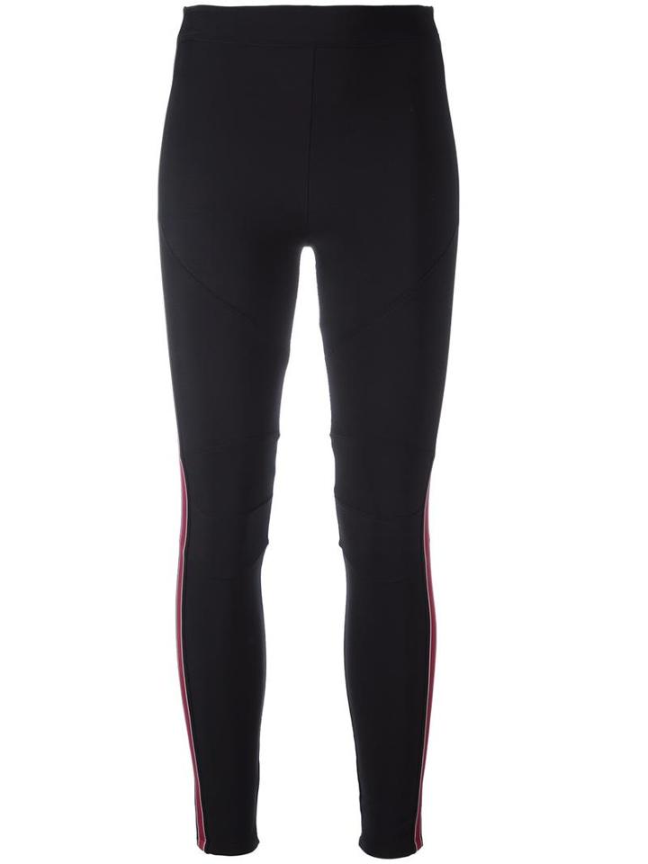 Sàpopa Side Stripe Leggings, Women's, Size: Medium, Black, Polyamide/spandex/elastane
