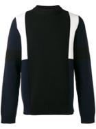 Marni Colour Block Knitted Jumper - Black
