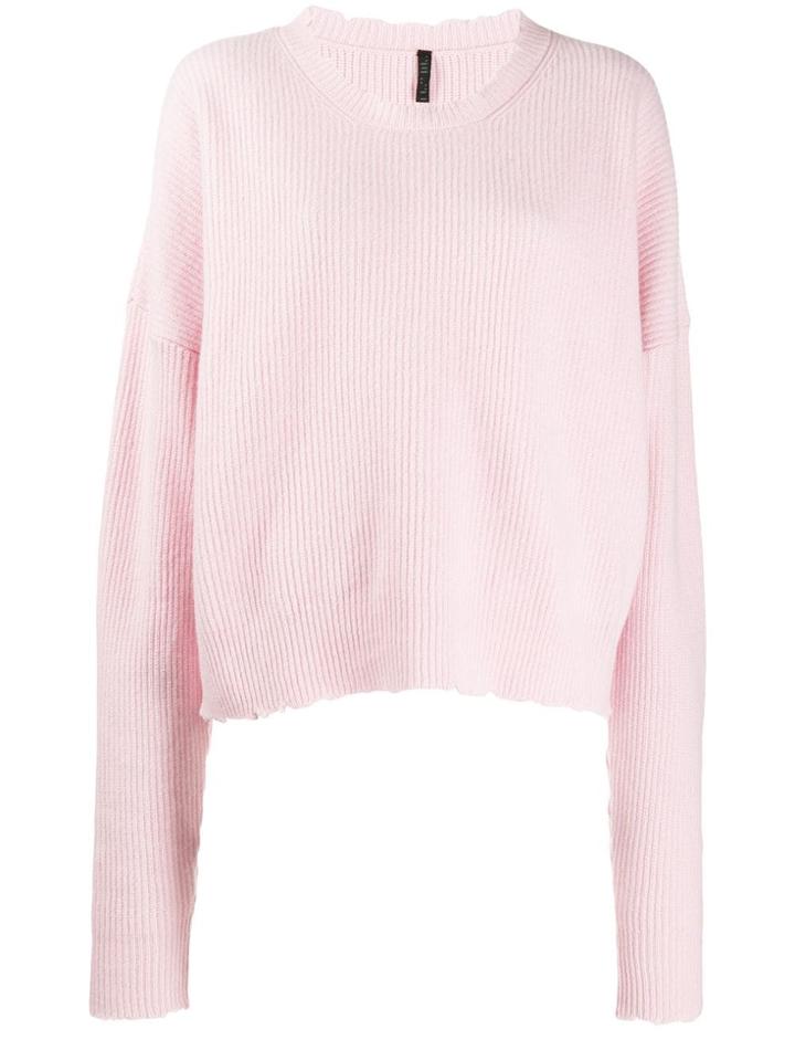 Unravel Project Relaxed Fit Jumper - Pink