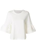 See By Chloé Bell Sleeve Top - White