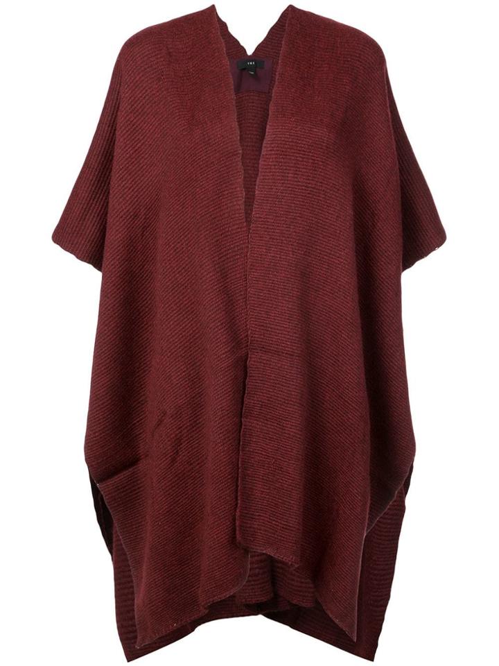 Voz Hand-woven Poncho - Red