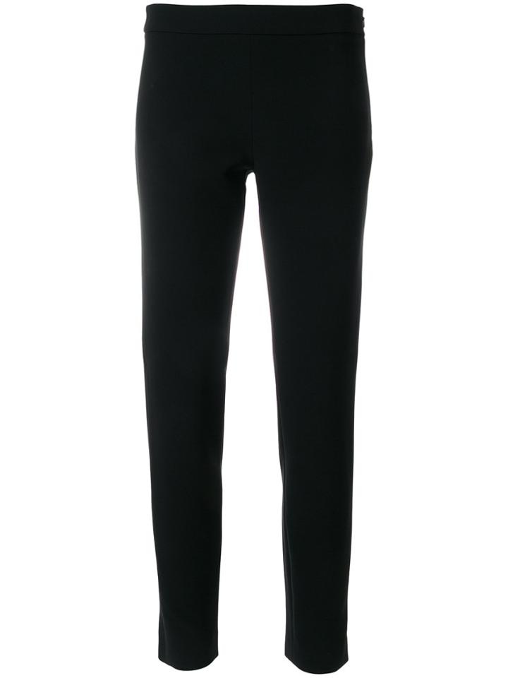 Moschino Slim-fit High Trousers - Black