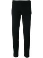 Moschino Slim-fit High Trousers - Black