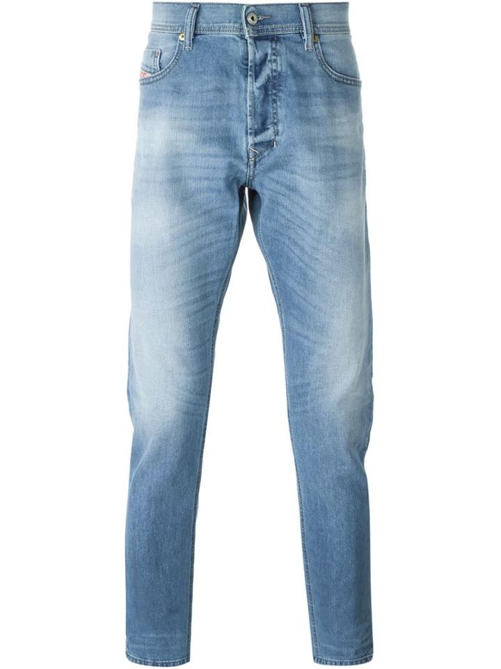 Diesel Tepphar 0842h Jeans, Men's, Size: 30/32, Blue, Cotton/spandex/elastane