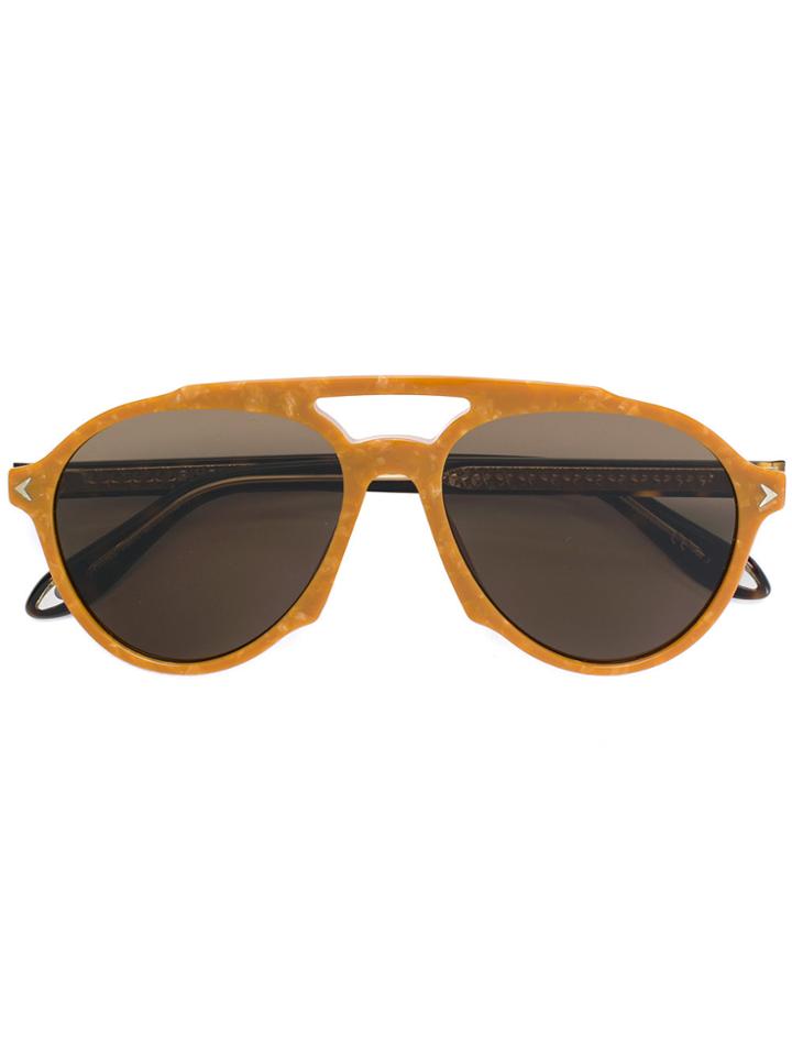 Givenchy Eyewear Aviator Sunglasses - Brown
