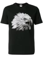 Les Hommes Urban Eagle Print T-shirt - Black