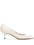 L'autre Chose Pointed Toe Pumps - White