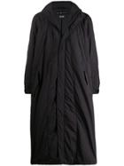 Issey Miyake Men Oversized Trench Coat - Black