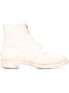 Guidi Front Zip Boots, Men's, Size: 41, White, Horse Leather/leather