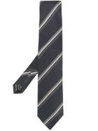 Tom Ford Diagonal Stripe Tie - Black