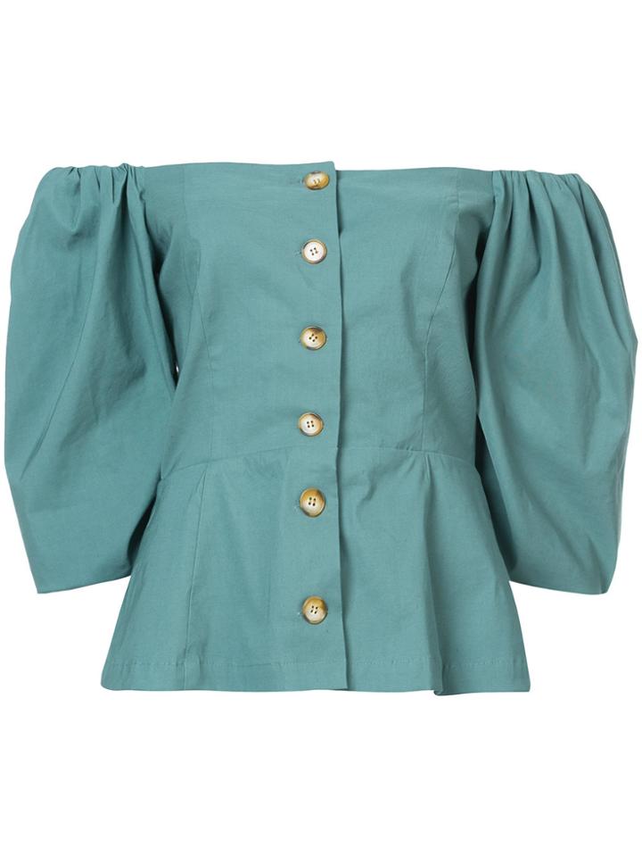 Sea Beckette Sleeve Blouse - Blue