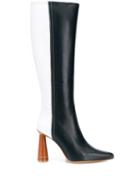Jacquemus Cone Heel Knee-high Boots - Green