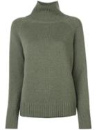 Nili Lotan Knitted Roll Neck Jumper - Green