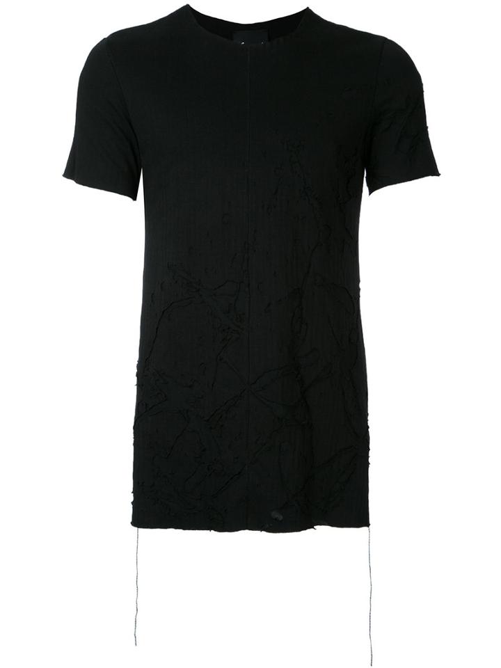 Fagassent - Distortion Wash T-shirt - Men - Cotton/modal - 3, Black, Cotton/modal