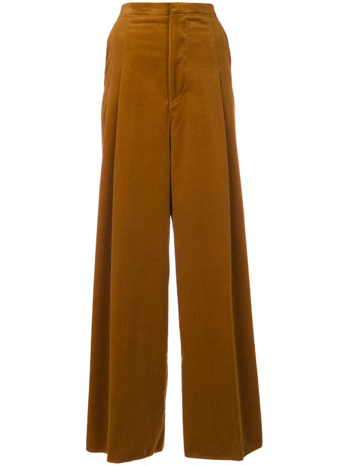 Golden Goose Deluxe Brand Wide Leg Trousers - Brown