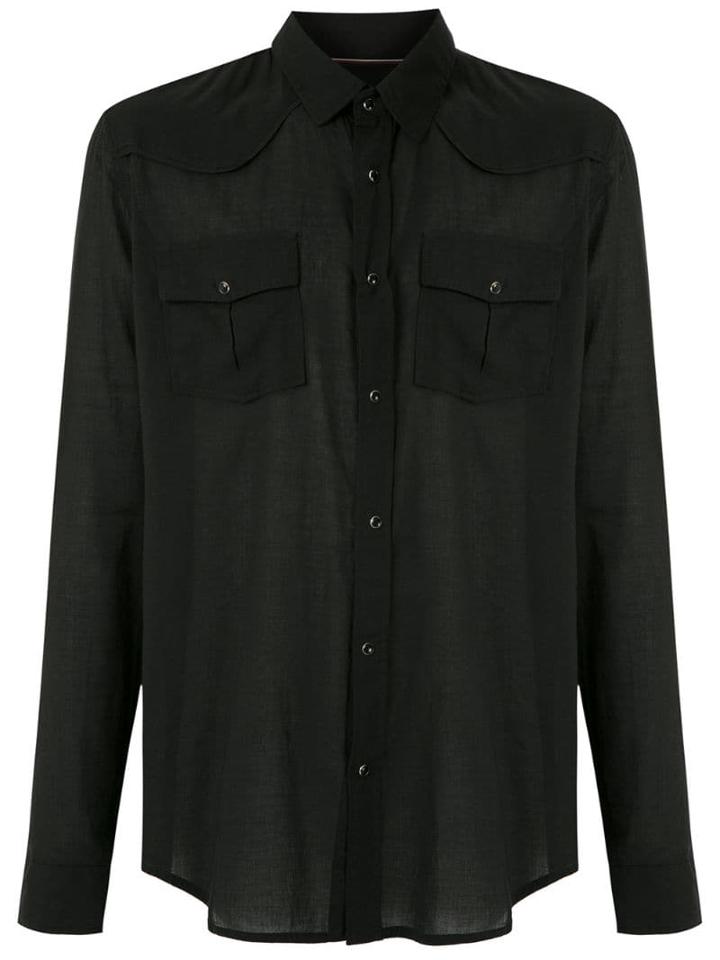 Osklen Flap Pockets Shirt - Black