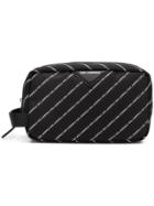 Karl Lagerfeld K/stripe Logo Wash Bag - Black