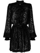 Redemption Animal Print Shirt Dress - Black