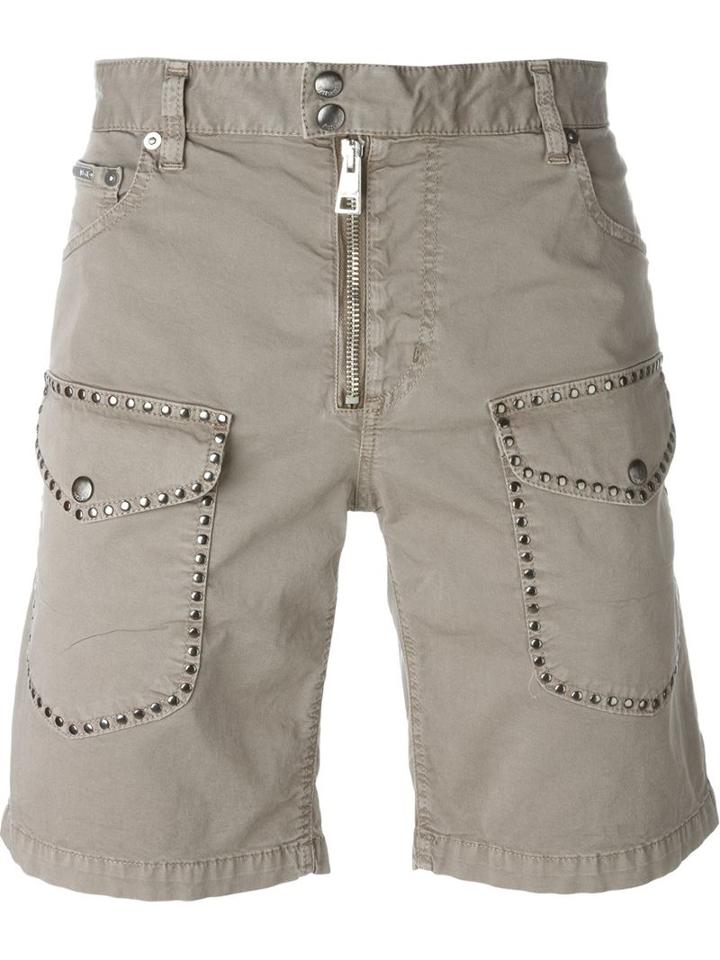 Just Cavalli Studded Pocket Shorts