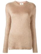 Ports 1961 Crew Neck Jumper, Women's, Size: Medium, Nude/neutrals, Mohair/wool/polyamide