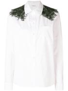 P.a.r.o.s.h. Fringe Detail Shirt - White