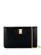 Salvatore Ferragamo Vara Clutch Bag - Black