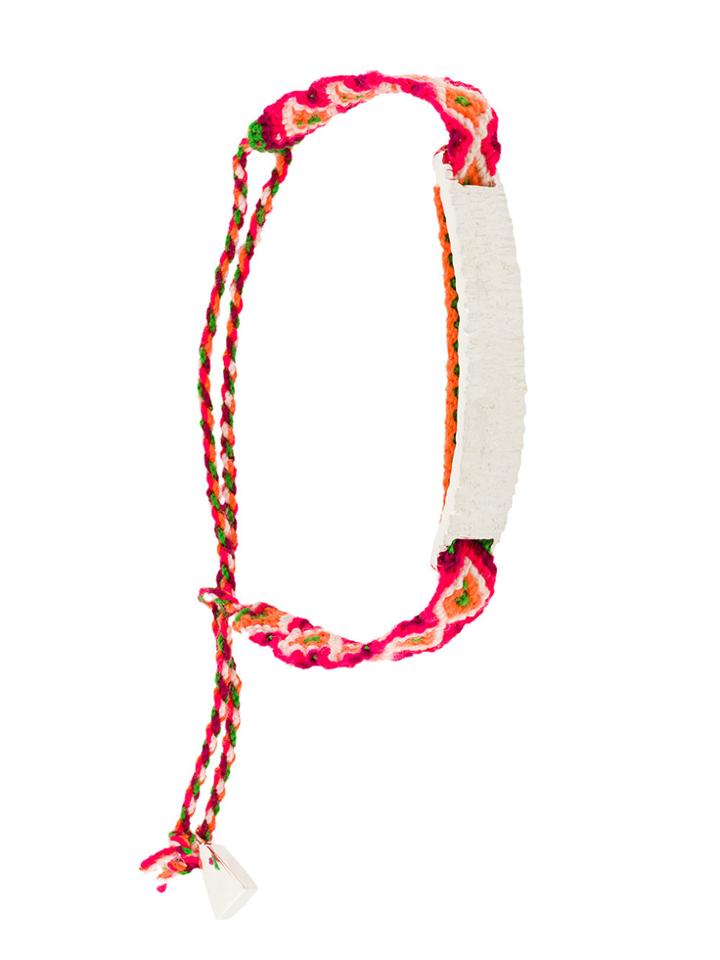 Lucy Folk Anchovy Friendship Bracelet - Metallic