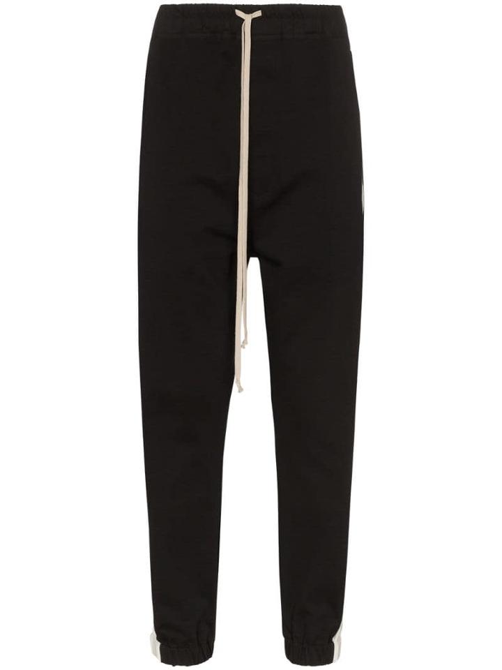 Rick Owens Stripe Sweat Pants - Black