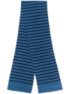 Prada Striped Scarf - Blue