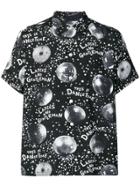Wacko Maria Dancing Time Printed Board Shirt - Black