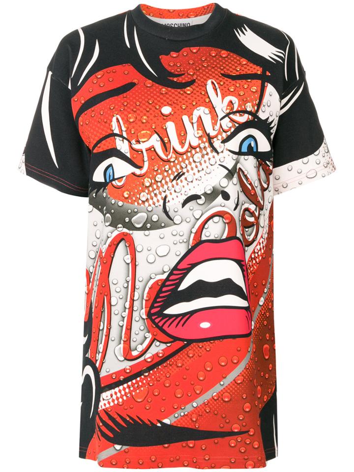 Moschino Coca Cola T-shirt Dress - Multicolour