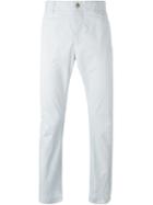 Closed Chino Trousers, Men's, Size: 32/34, Grey, Cotton/spandex/elastane