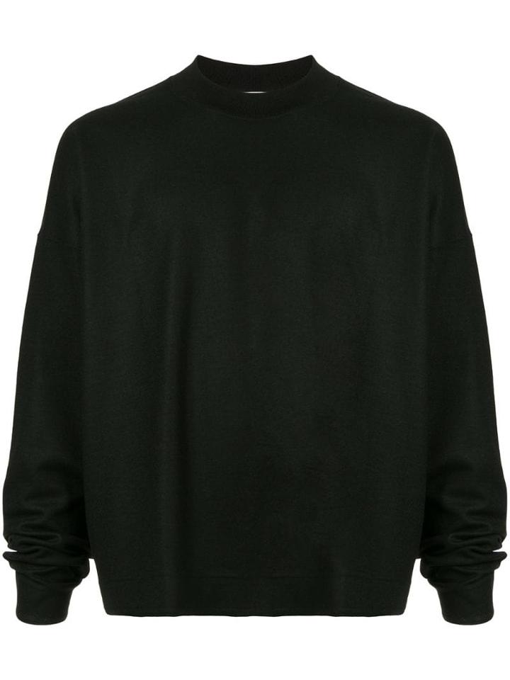 Jil Sander Relaxed Fit Jumper - Black