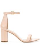 Stuart Weitzman Lessnudist Sandals - Pink & Purple