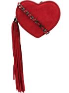 Andrea Bogosian Heart Shaped Shoulder Bag - Red
