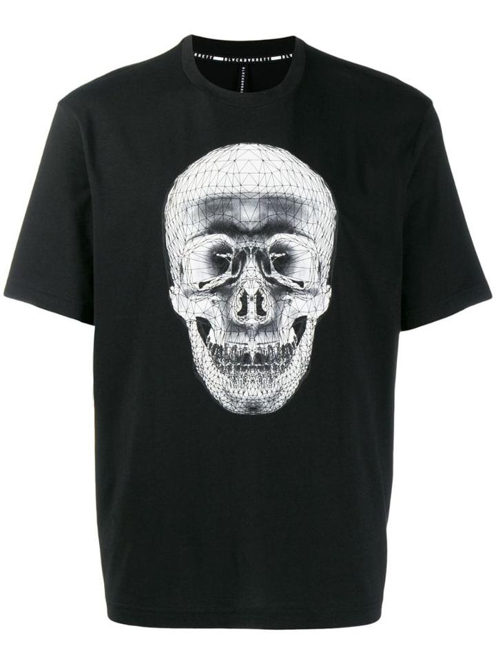 Blackbarrett Wireframe Skull T-shirt