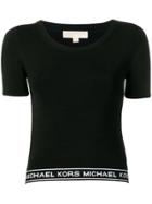 Michael Michael Kors Tape Logo T-shirt - Black