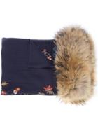 K. Janavi Dark Knight Embroidered Scarf - Unavailable
