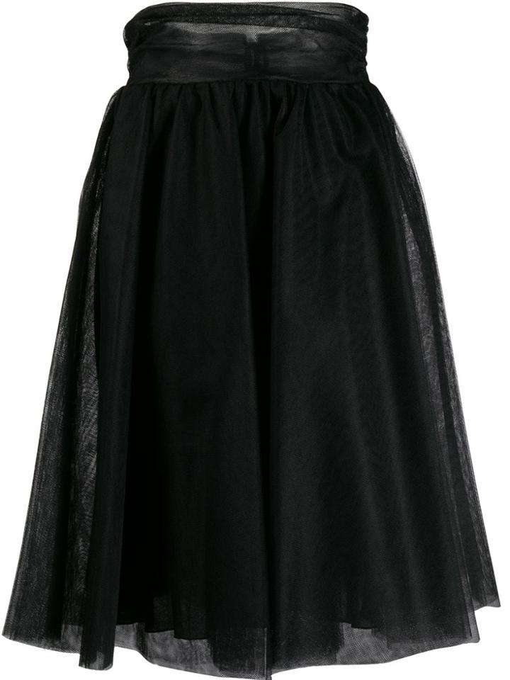Pinko A-line Flared Skirt - Black