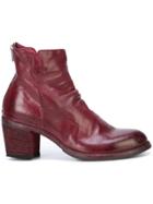 Officine Creative Agnes Ankle Boots - Red