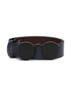 Sarah Chofakian Sunglasses Buckle Belt - Blue
