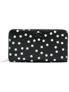 Dolce & Gabbana Polka Dot Continental Wallet - Black