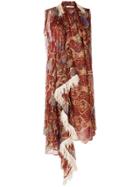 Tsumori Chisato Embroidered Asymmetric Dress - Multicolour
