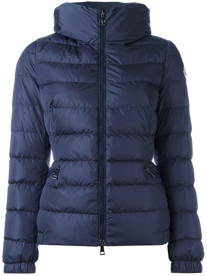 Moncler 'artemis' Padded Jacket, Women's, Size: 1, Blue, Feather Down/polyamide
