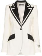 Dolce & Gabbana Dolce Blazer Tux 2tone - White