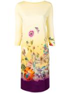 Etro Floral Shift Dress - Yellow