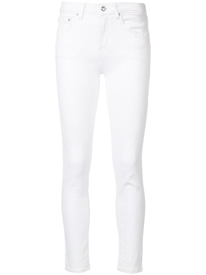 Derek Lam 10 Crosby Devi Mid-rise Authentic Skinny Jeans - White