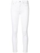 Derek Lam 10 Crosby Devi Mid-rise Authentic Skinny Jeans - White