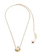 Jw Anderson Flower Pendant Necklace - Gold