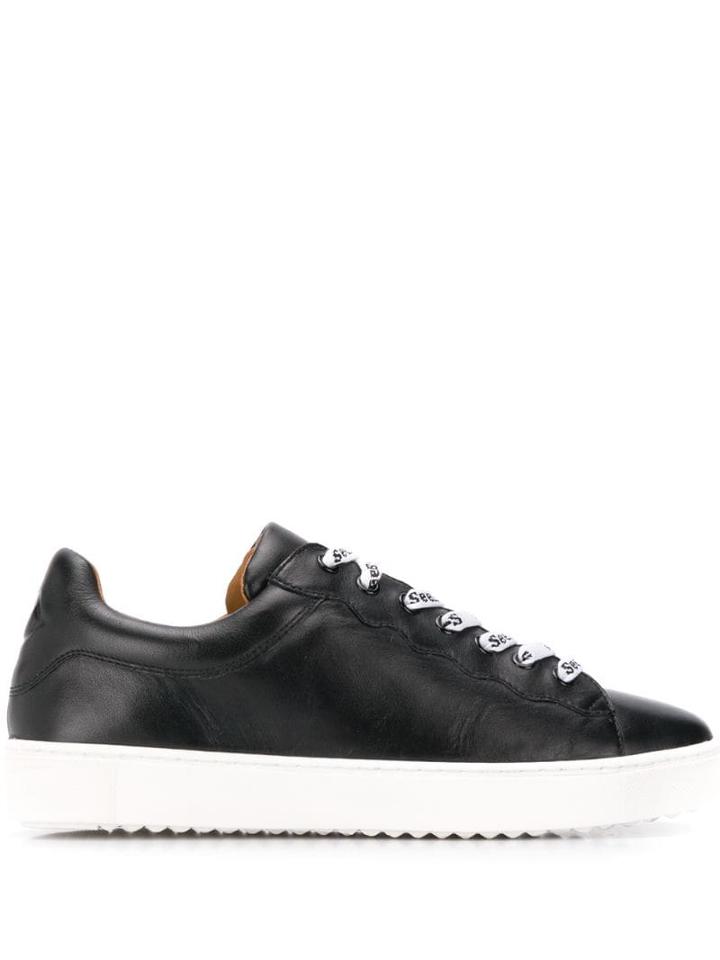 See By Chloé Branded Laces Sneakers - Black